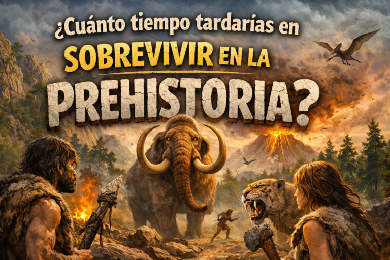 ¿Cuánto tiempo tardarías en sobrevivir en la prehistoria?