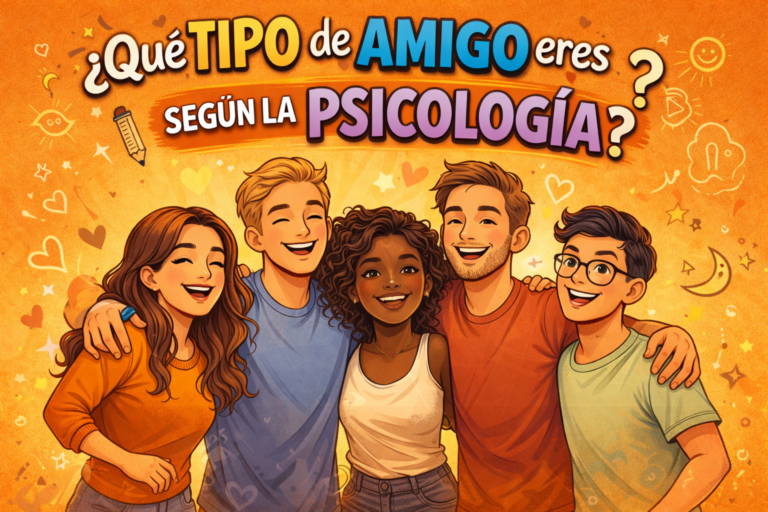 ¿Qué tipo de amigo eres según la psicología?