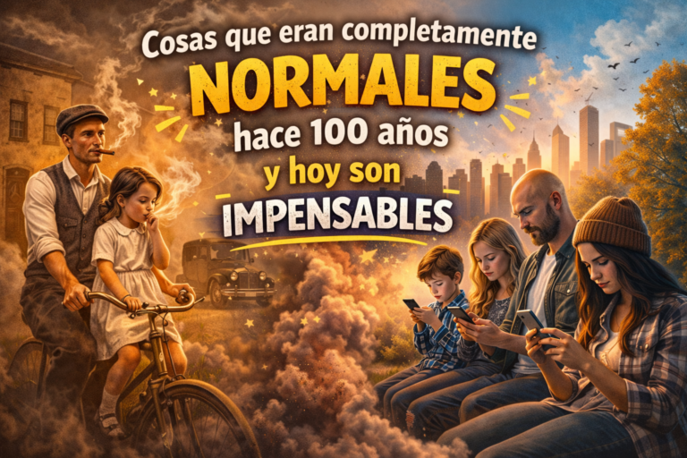 Cosas que eran completamente normales hace 100 años y hoy son impensables